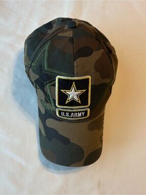 Santo Cap U.S. Army Camo Adjustable Structured Embroidered Hat